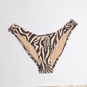 The Monte and Lou Bikini Zebra Bottom - size 14